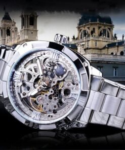 Montre mécanique à mécanisme apparent